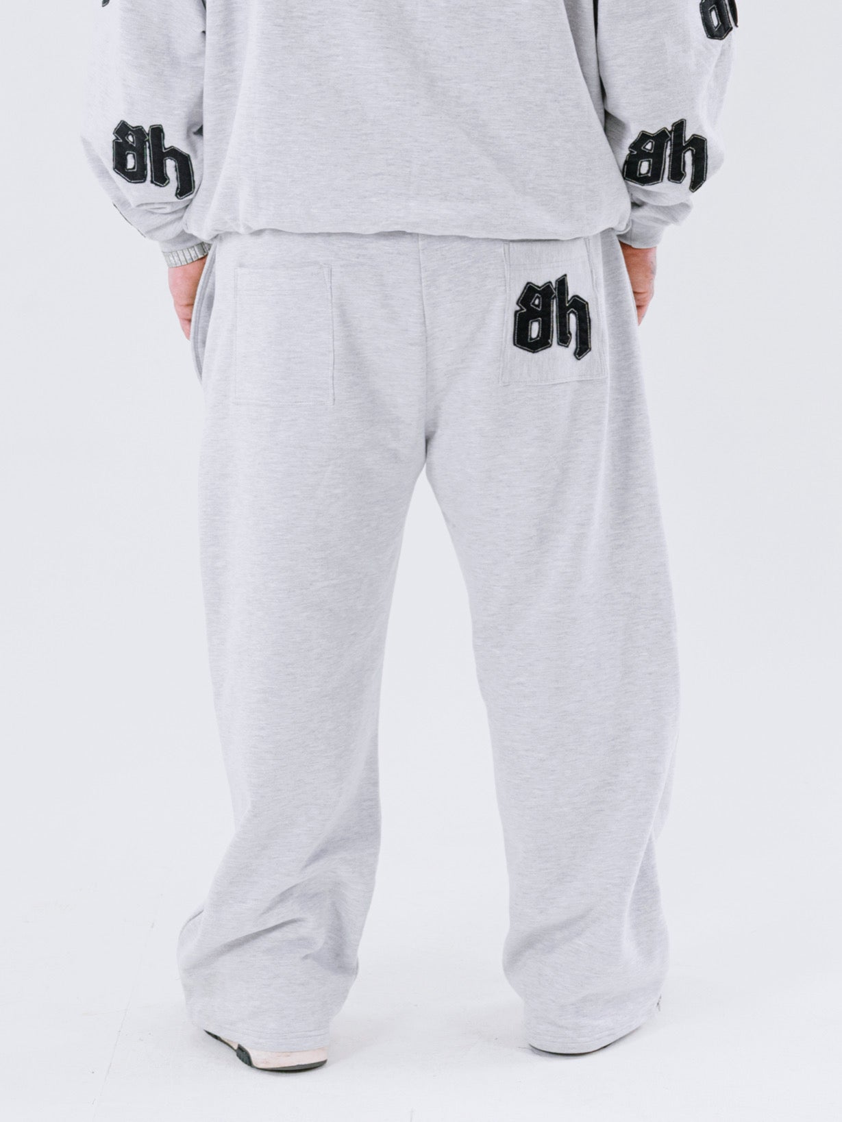 Pantalon baggy and flare gris