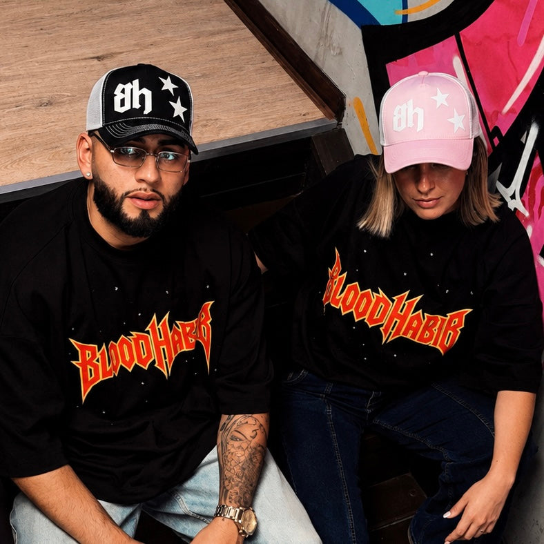 GORRA STAR HABIB (NEGRO O ROSA)