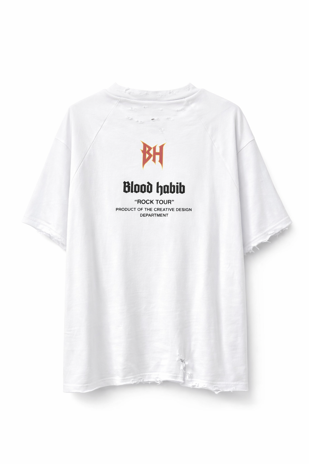 Oversize destroyed blanca